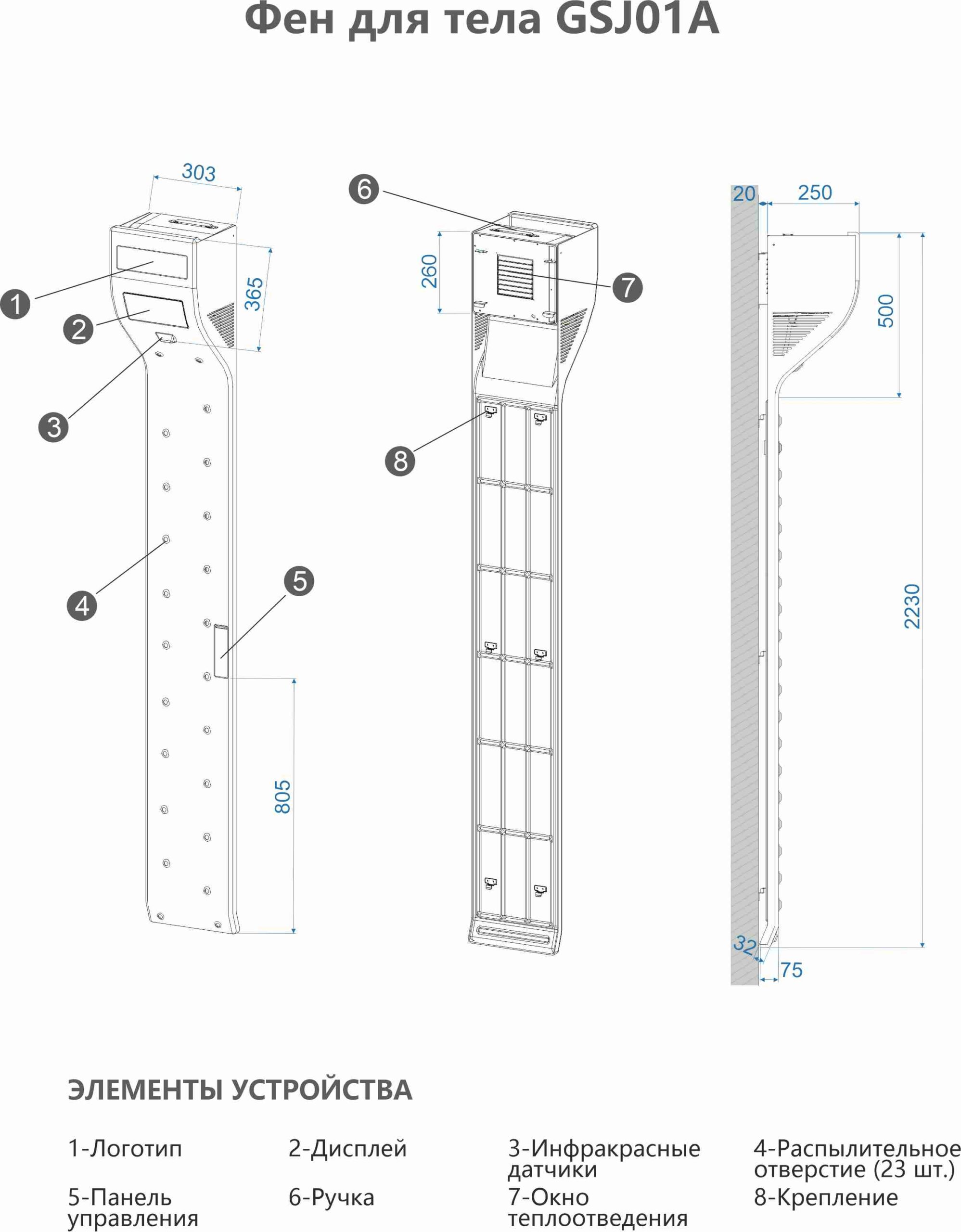 Фен для тела, купить в интернет-магазине Veconi.ru